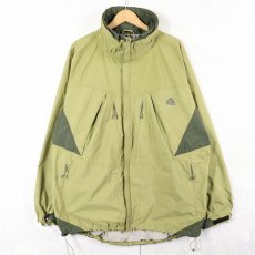 画像1: 2000's NIKE ACG "OUTER LAYER 3" ロゴ刺繡 ナイロンジップジャケット XL (1)