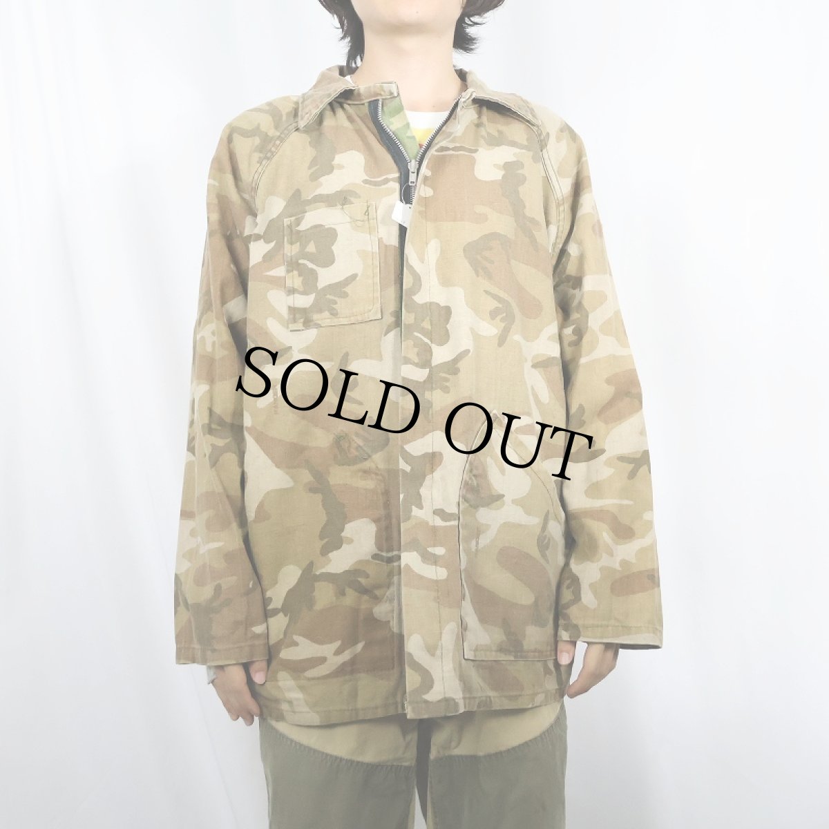 画像5: 80〜90's カモ柄 リバーシブル ハンティングジャケット (5)