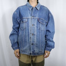 画像2: 80's Levi's 70507-0215 デニムジャケット XL (2)
