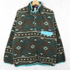 画像1: 2013AW patagonia 総柄 スナップT L (1)
