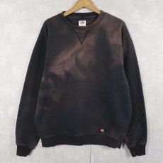 画像1: Dickies 前V 無地スウェット L (1)