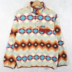 画像1: 2016AW patagonia 総柄 スナップT M (1)