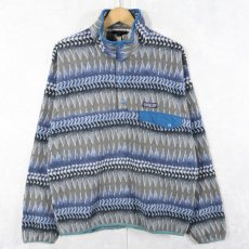 画像1: 2017AW patagonia 総柄 スナップT M (1)