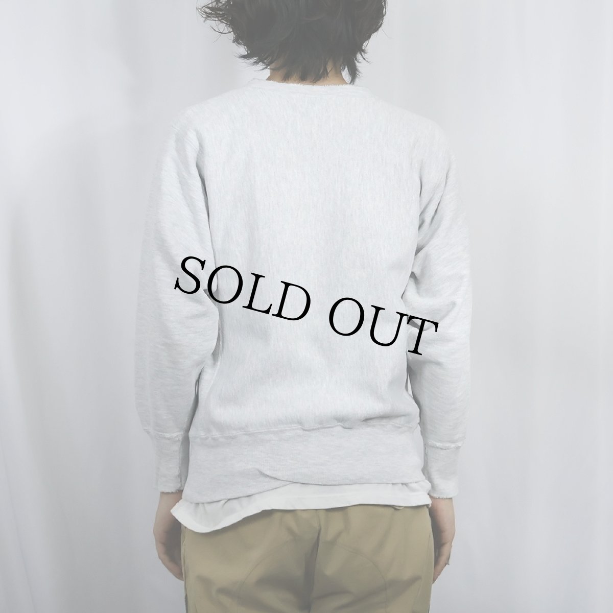 画像3: 90's Champion REVERSE WEAVE USA製 "IOWA 3" プリントスウェット M (3)