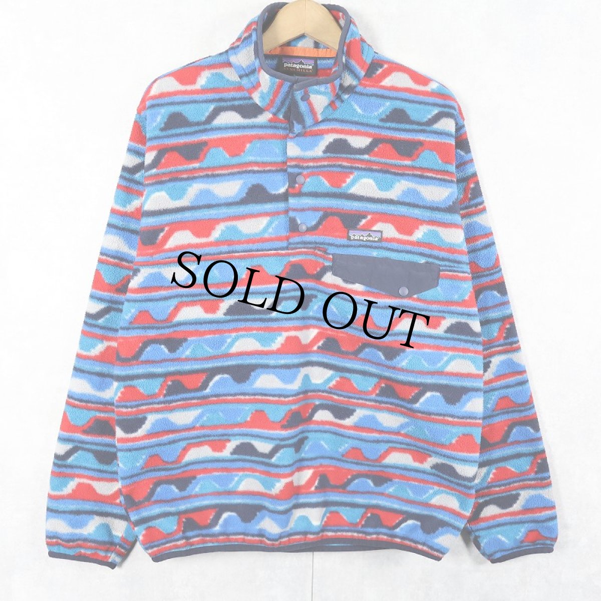画像1: 2016AW patagonia 総柄 スナップT M (1)