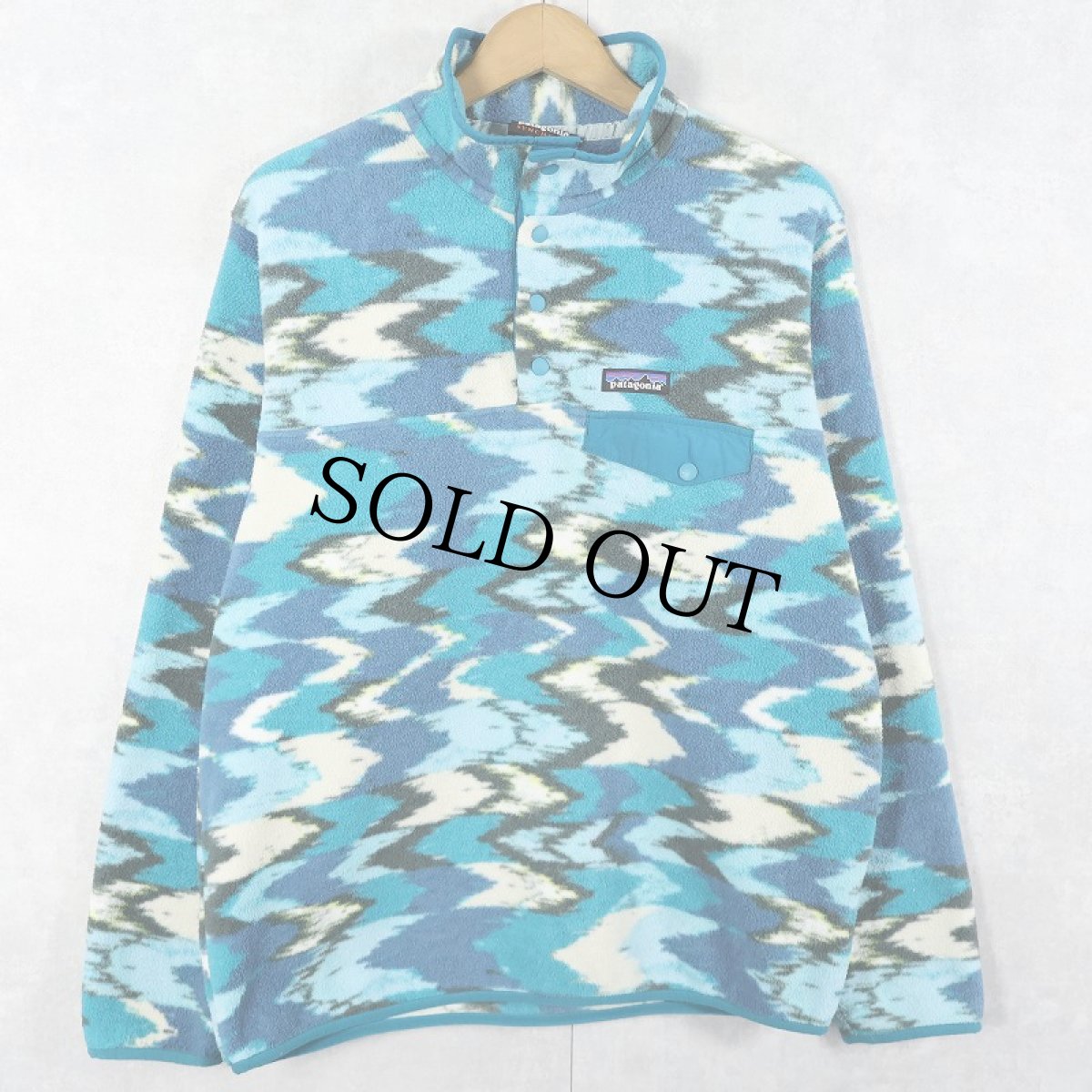 画像1: 2017AW patagonia 総柄 スナップT M (1)