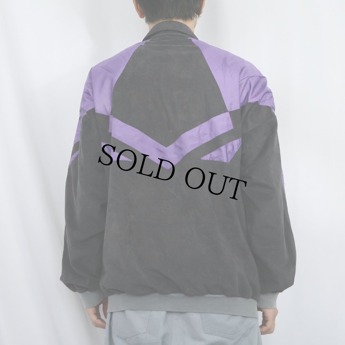 画像3: 80's adidas 切り替えデザイン ベロアトラックジャケット XL (3)