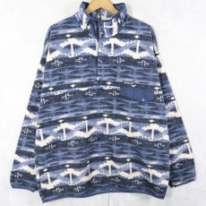 画像1: 2018AW patagonia 総柄 スナップT L (1)
