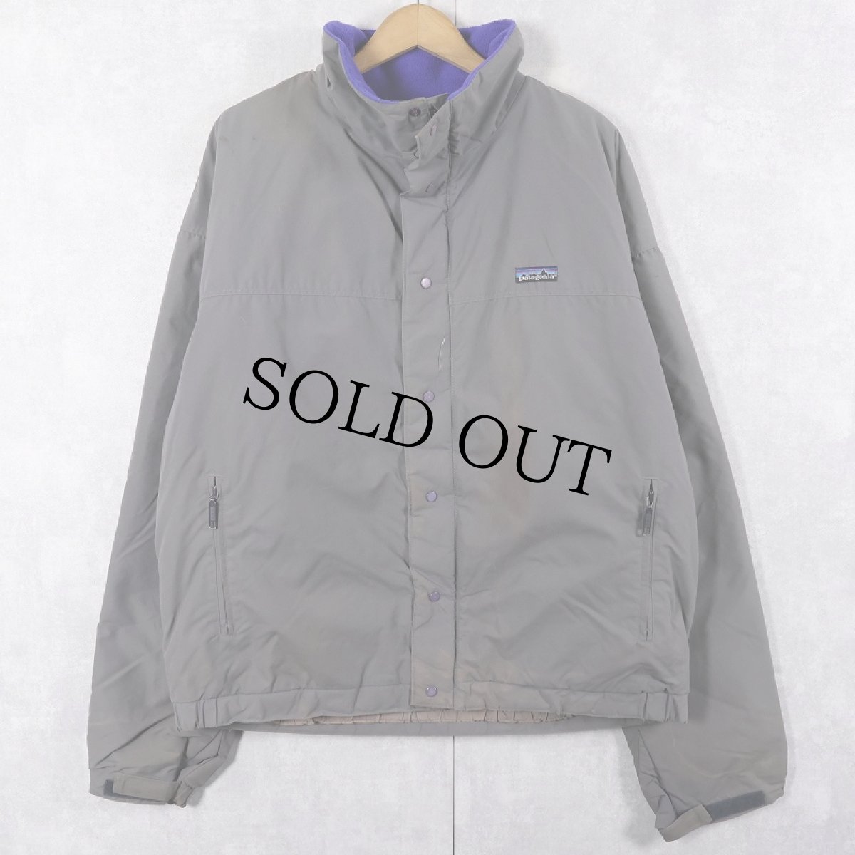 画像1: 80's patagonia USA製 シェルドシンチラジャケット XL (1)