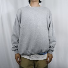 画像2: 90's RUSSELL ATHLETIC USA製 前V 無地スウェット XXL (2)