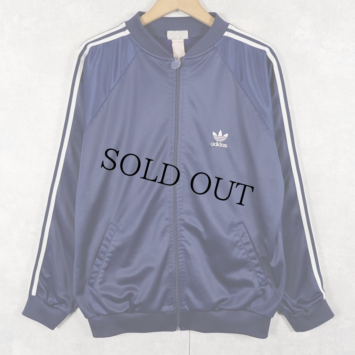 画像1: 【SALE】  80's adidas トラックジャケット NAVY (1)