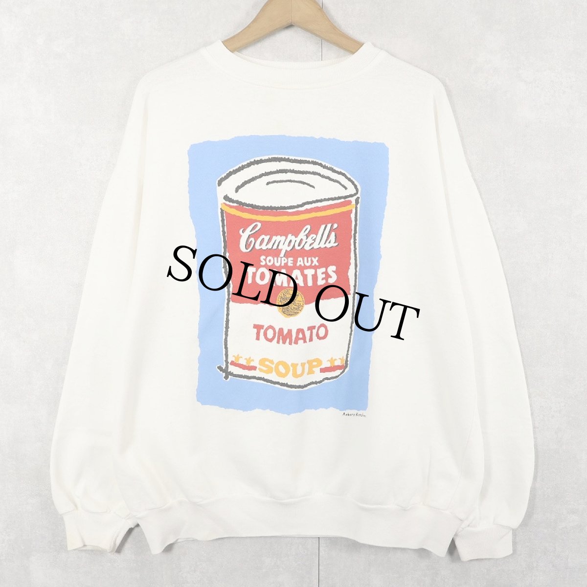 画像1: 80〜90's Campbell's "TOMATO SOUP" プリントスウェット (1)