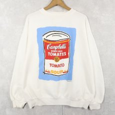 画像1: 80〜90's Campbell's "TOMATO SOUP" プリントスウェット (1)