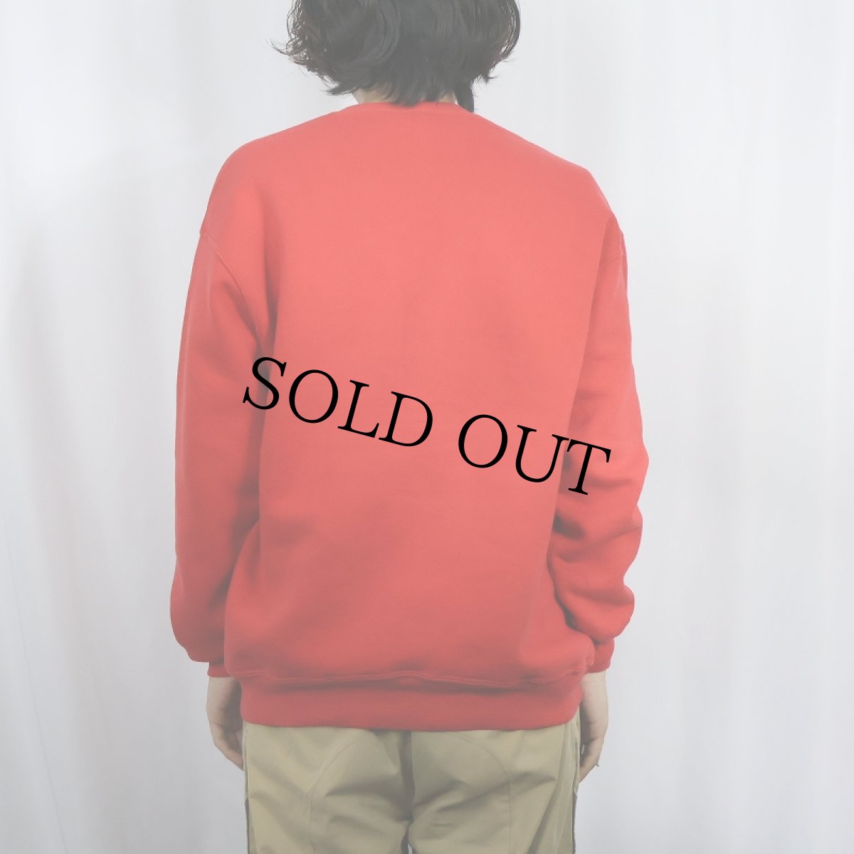 画像3: 90's RUSSELL ATHLETIC USA製 前V 無地スウェット XL (3)