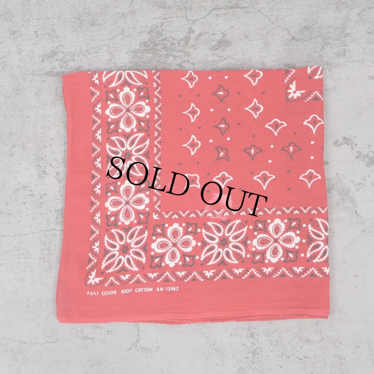 画像1: 60's FAST COLOR 総柄 バンダナ (1)