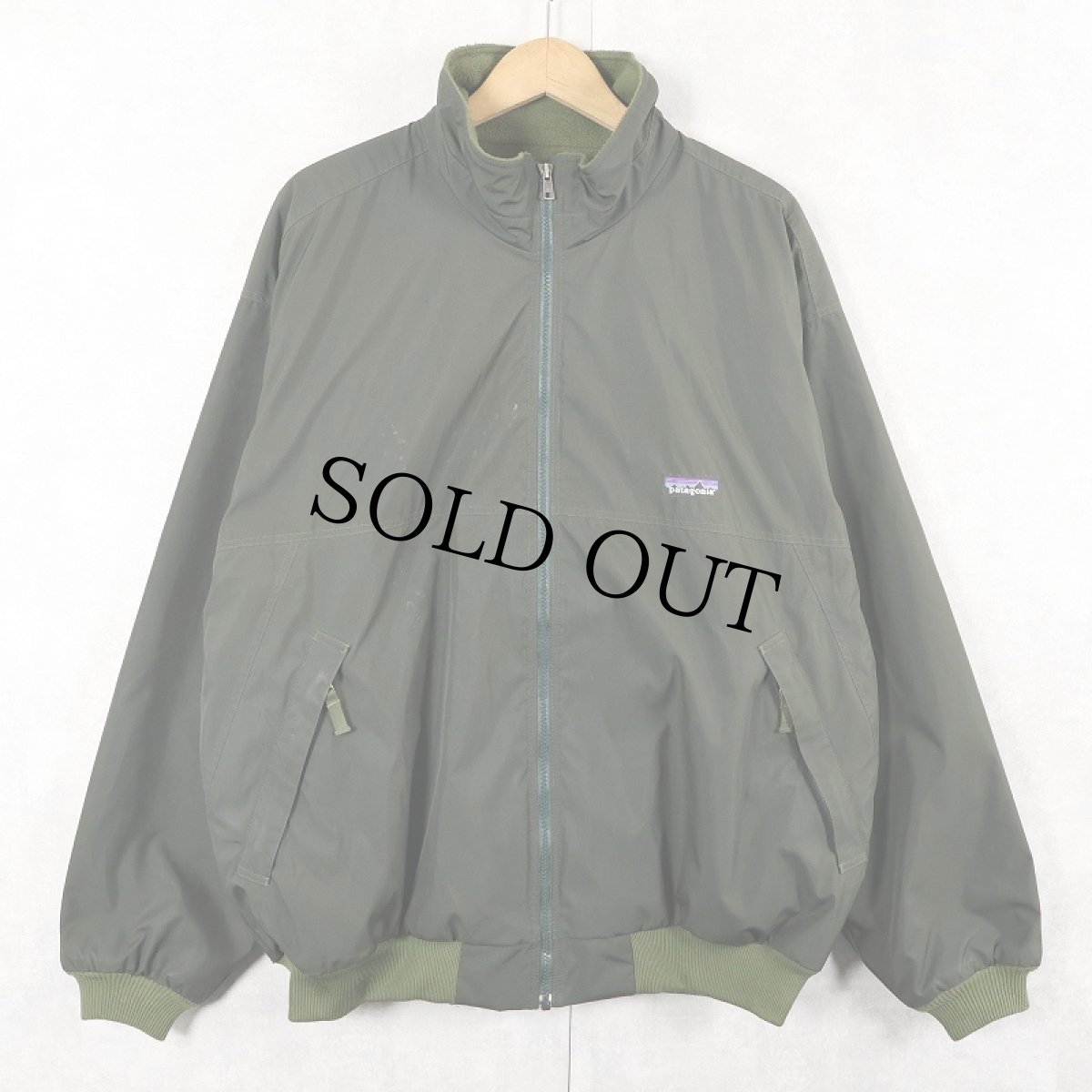 画像1: 2000's patagonia シェルドシンチラジャケット L (1)
