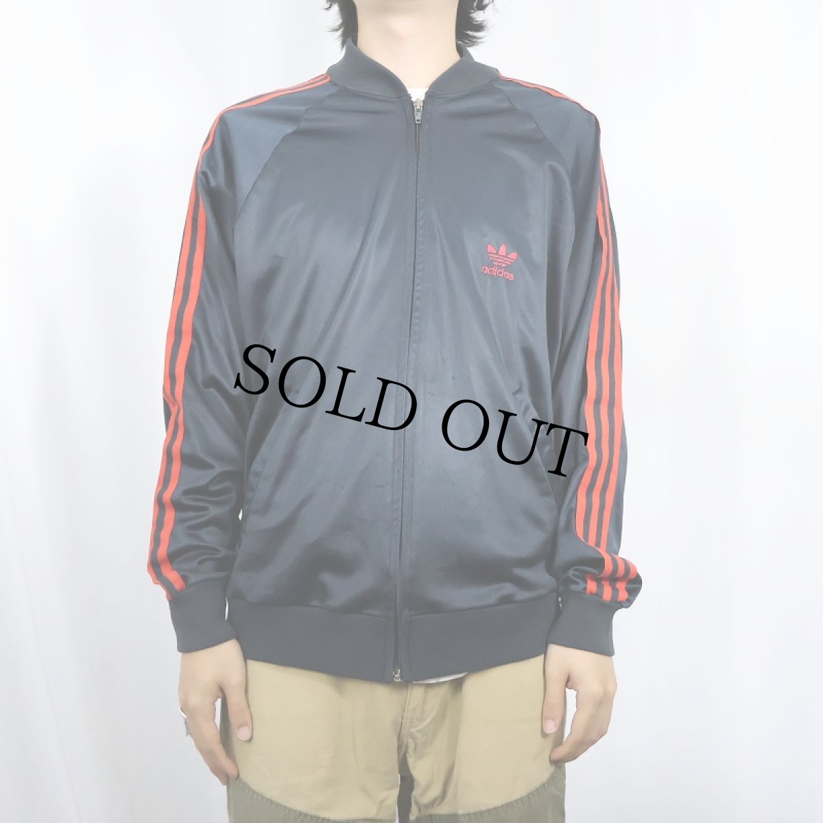 画像2: 80's adidas ATP トラックジャケット BLACK L (2)