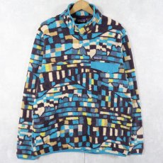 画像1: 2023AW patagonia 総柄 スナップT L (1)