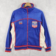 画像1: 80's Levi's "1984 LOS ANGELS OLYMPIC" ベロアジャケット L (1)