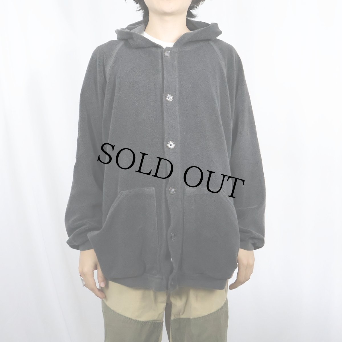 画像2: 90's〜 CP SHADES パイルパーカー L (2)