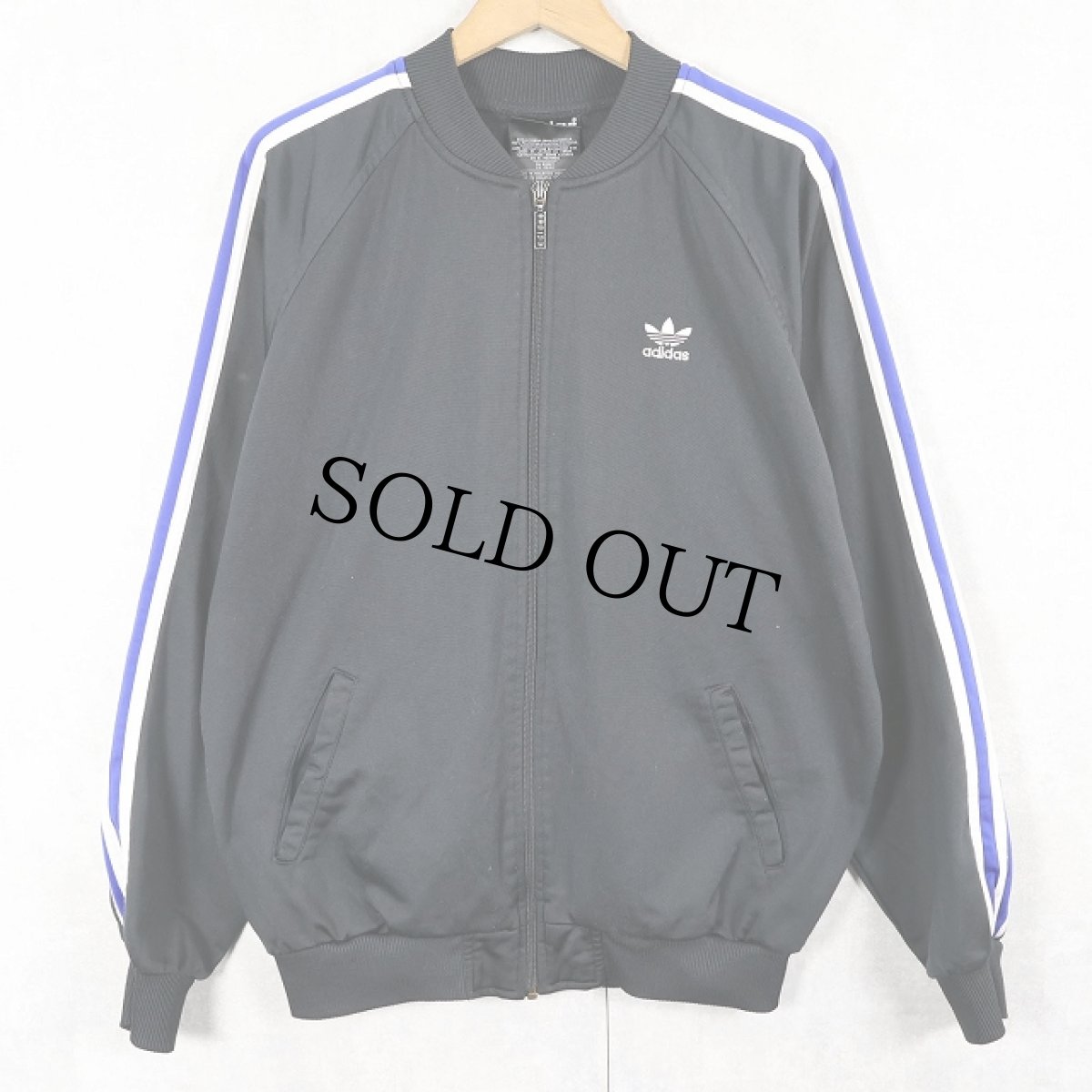 画像1: 90's adidas トラックジャケット BLACK M (1)