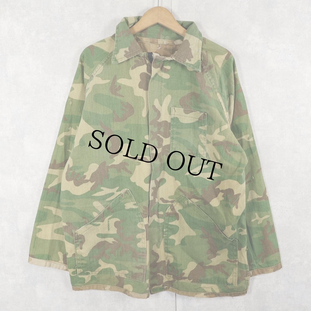 画像1: 80〜90's カモ柄 リバーシブル ハンティングジャケット (1)