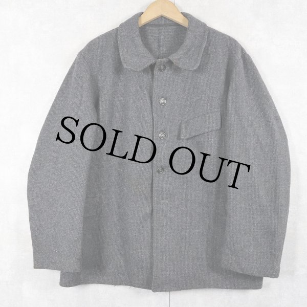 40s〜　Pascal製 ウールワークジャケット ファーマーズ 50-60s France Vintage Pascal Wool Farmers Work