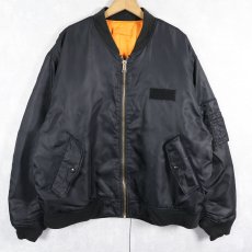 画像1: "MA-1 TYPE" フライトジャケット BLACK (1)