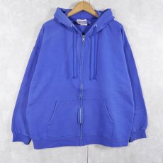 画像1: 90's Hanes ULTIMATE COTTON スウェットジップパーカー L (1)