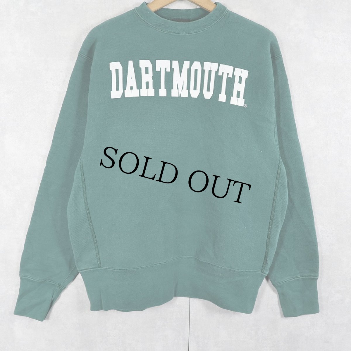 画像1: 90's CAMBER REVERSE WEAVE TYPE USA製 "DARTMOUTH"  プリントスウェット M (1)