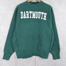 画像1: 90's CAMBER REVERSE WEAVE TYPE USA製 "DARTMOUTH"  プリントスウェット M (1)