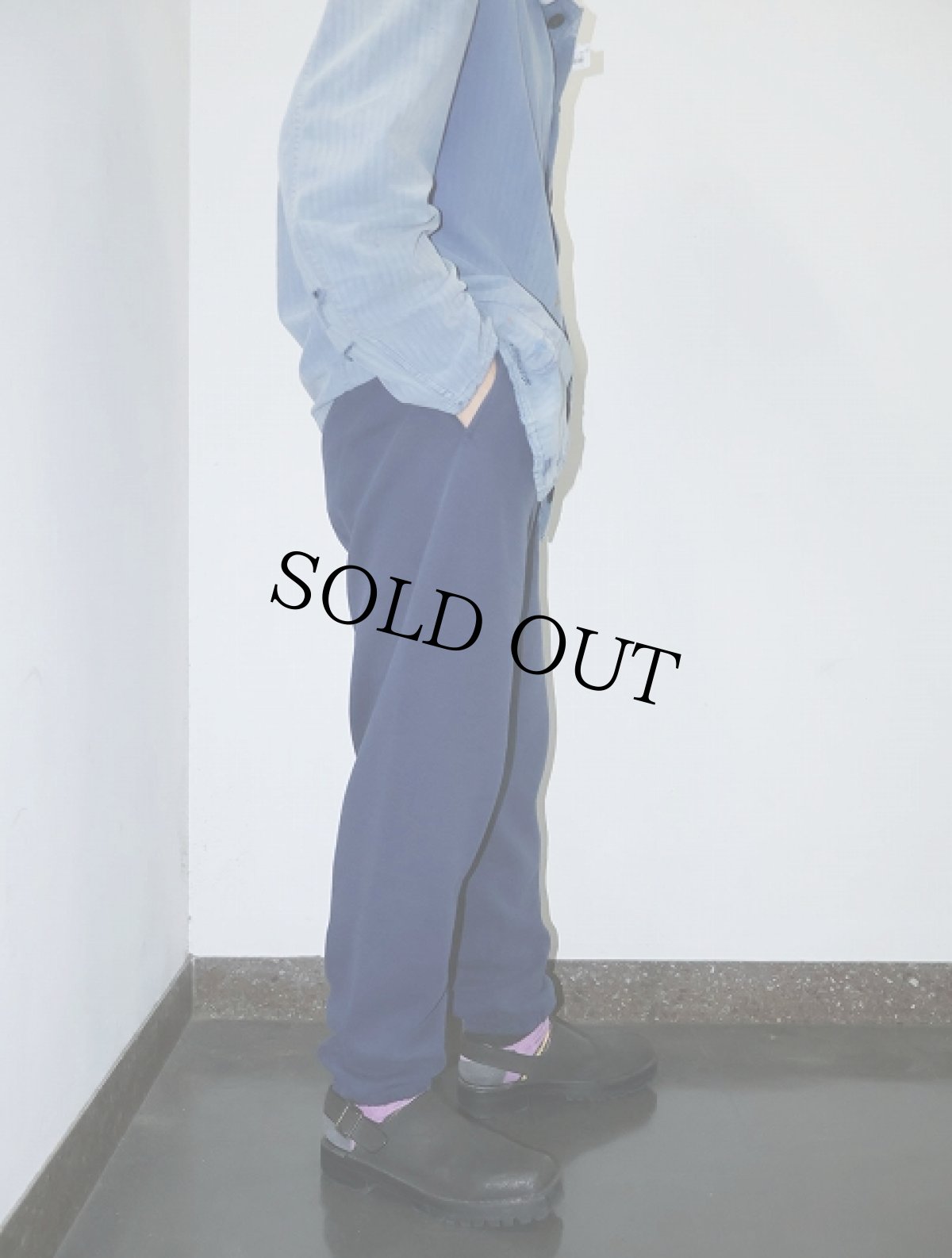 画像2: 90's RUSSELL ATHLETIC USA製 スウェットパンツ NAVY L (2)