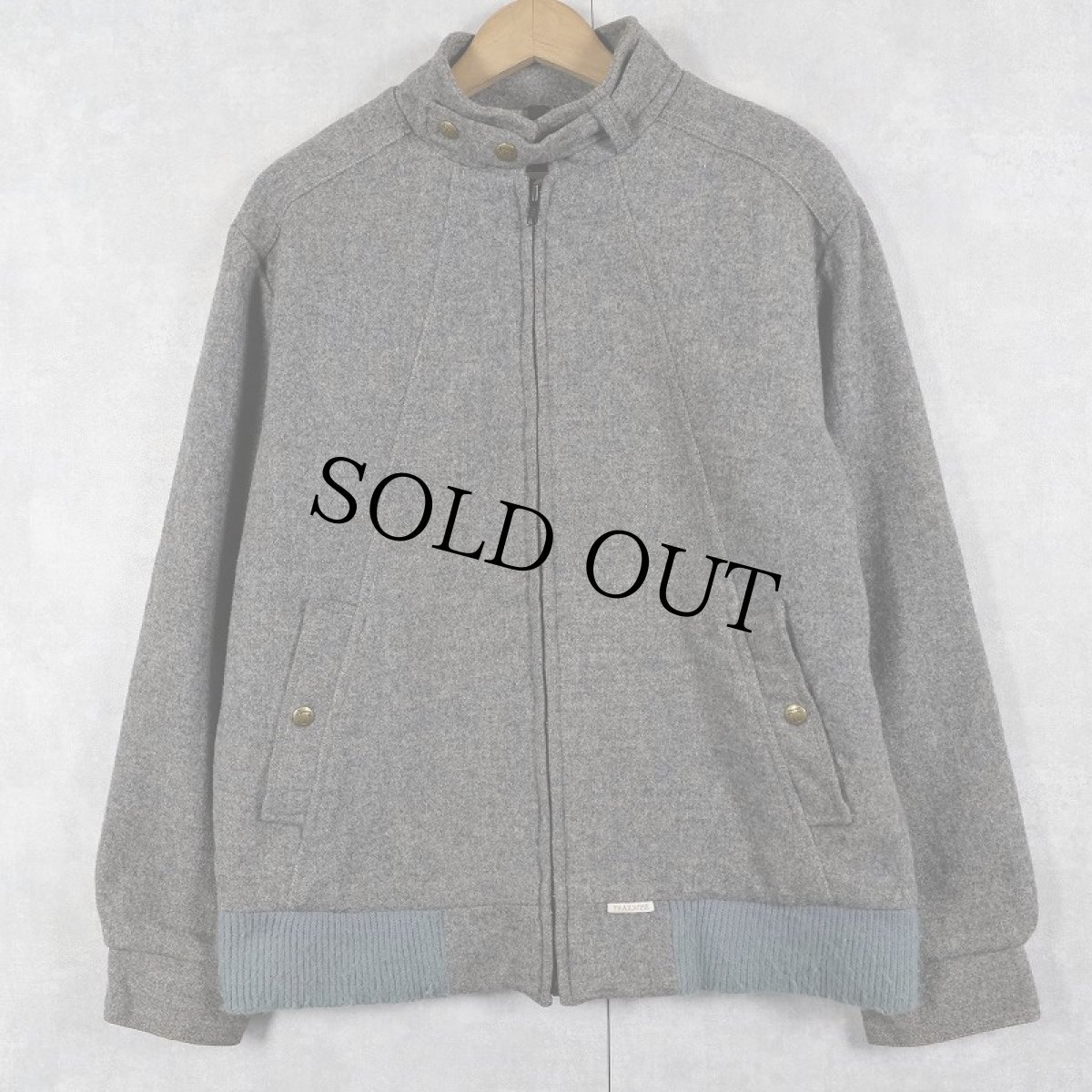 画像1: 80's TRAILWISE USA製 メルトンウールジャケット L (1)