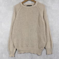 画像1: 〜90's VAN HEUSEN USA製 コットンニットセーター M (1)