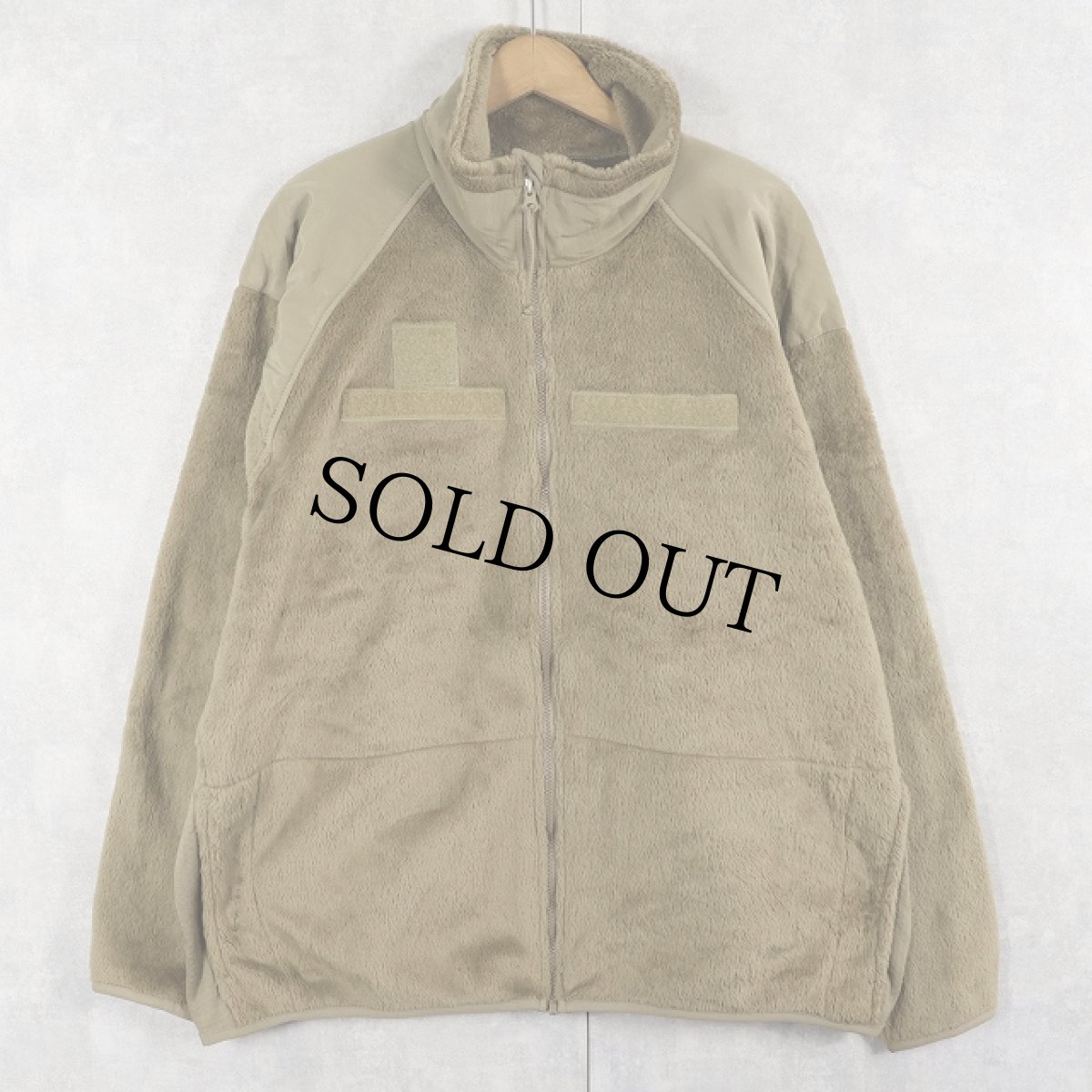 画像1: U.S.MILITARY ECWCS GEN3 Cold Weather コヨーテフリースジャケット X-LARGE-REGULAR (1)