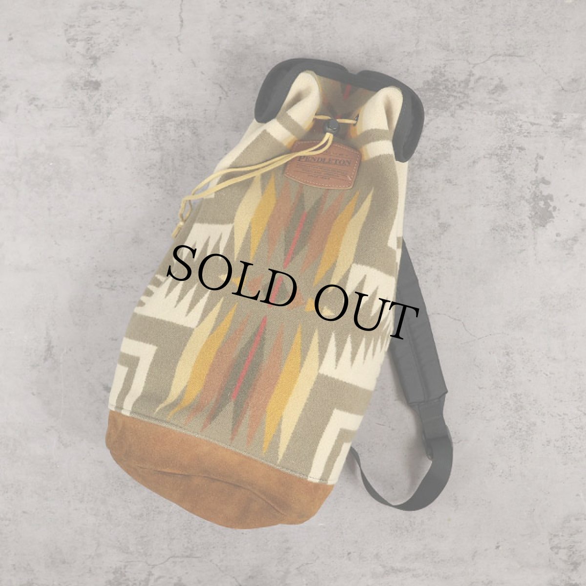 画像1: PENDLETON ネイティブ柄 ウールワンショルダーバッグ (1)