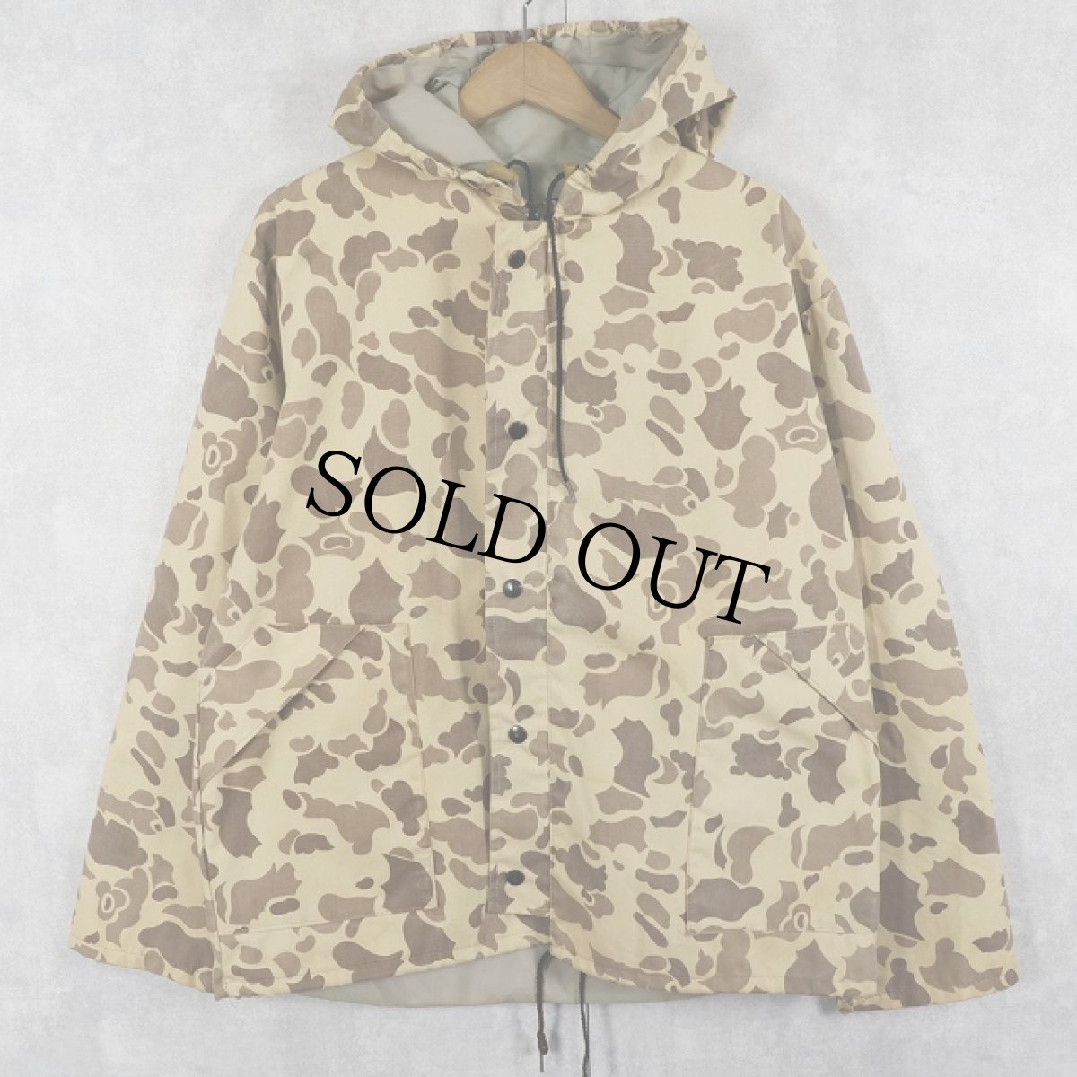 画像1: 90's JOHNSON GARMENT USA製 ダックハンターカモ柄 マウンテンパーカー M (1)