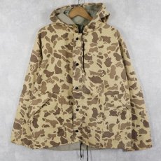 画像1: 90's JOHNSON GARMENT USA製 ダックハンターカモ柄 マウンテンパーカー M (1)