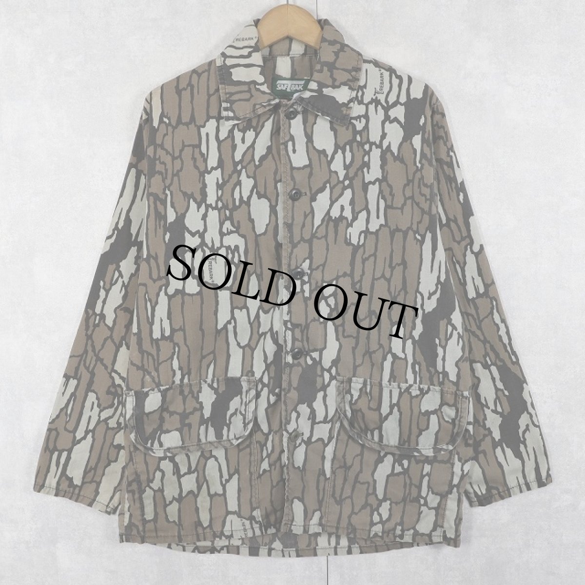 画像1: 80's SAFTBAK USA製 トレバークカモ柄 ハンティングジャケット (1)