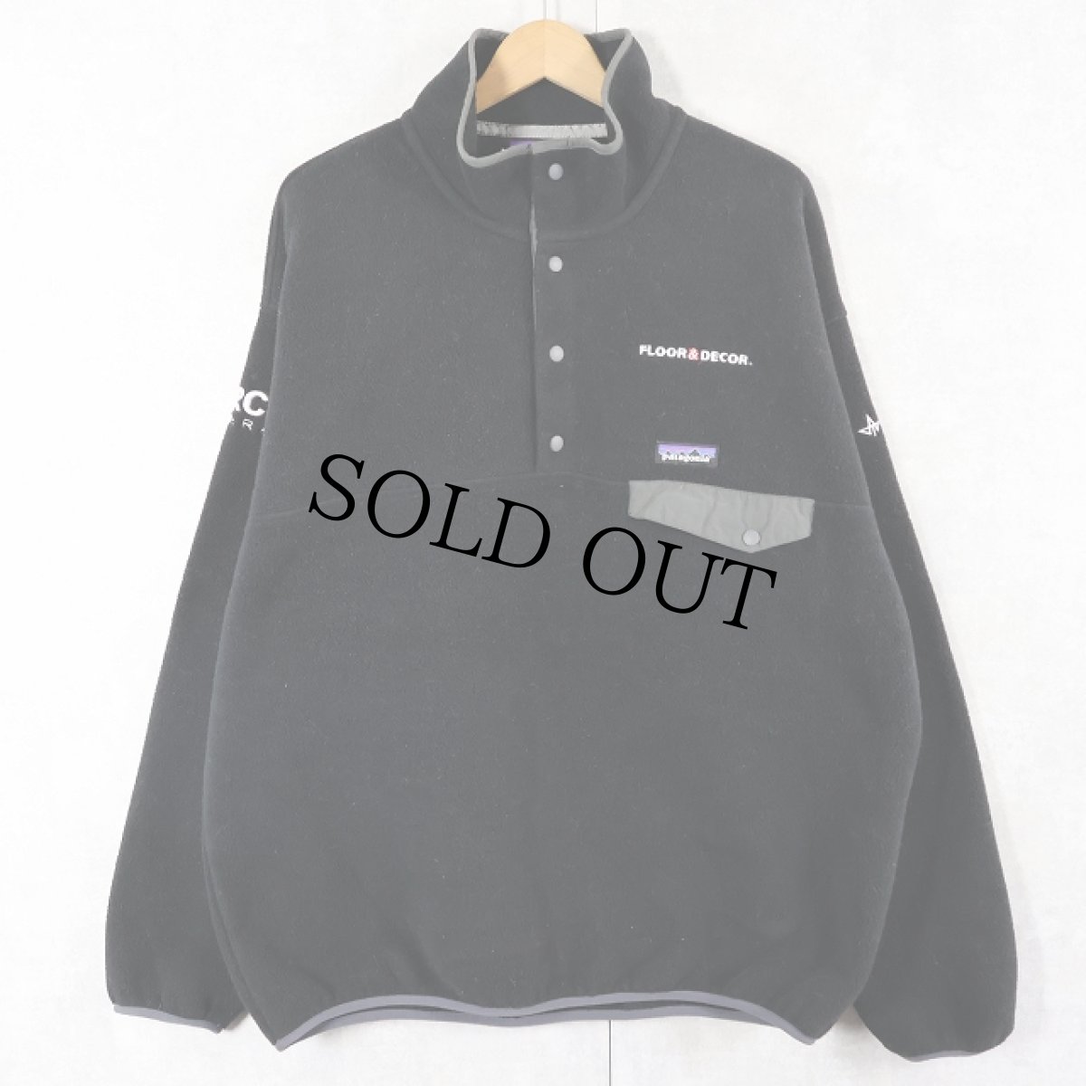 画像1: 2016AW Patagonia 刺繍入り スナップT BLACK L (1)