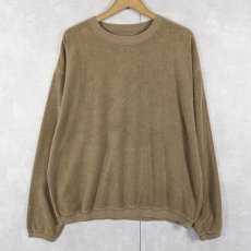 画像1: THE TERRITORY AHEAD 無地 パイルスウェット L (1)