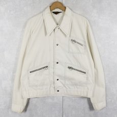 画像1: 70's NATIONAL ポリエステル×コットンジャケット  (1)