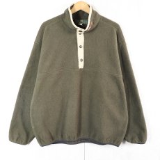 画像1: 90's ORVIS USA製 ハーフスナップ フリースジャケット XL (1)
