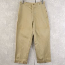 画像2: 60's U.S.ARMY チノトラウザーズ W27 (2)