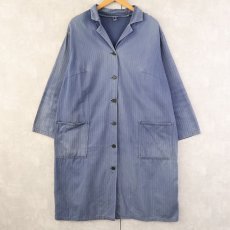 画像1: EURO ヘリンボーンツイル コットンアトリエコート (1)