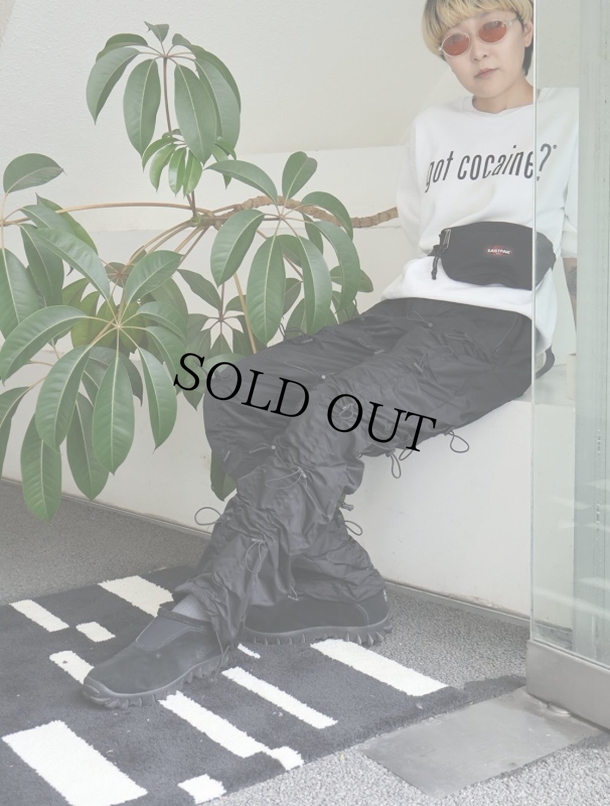 画像3: JADED LONDON パラシュートパンツ BLACK タグ付き未使用 W31 (3)