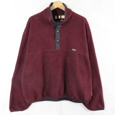 画像1: 90's Woolrich ハーフスナップ フリースジャケット XL (1)