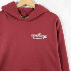 画像2: 90's CAMBER USA製 裏サーマル スウェットフーディー L (2)
