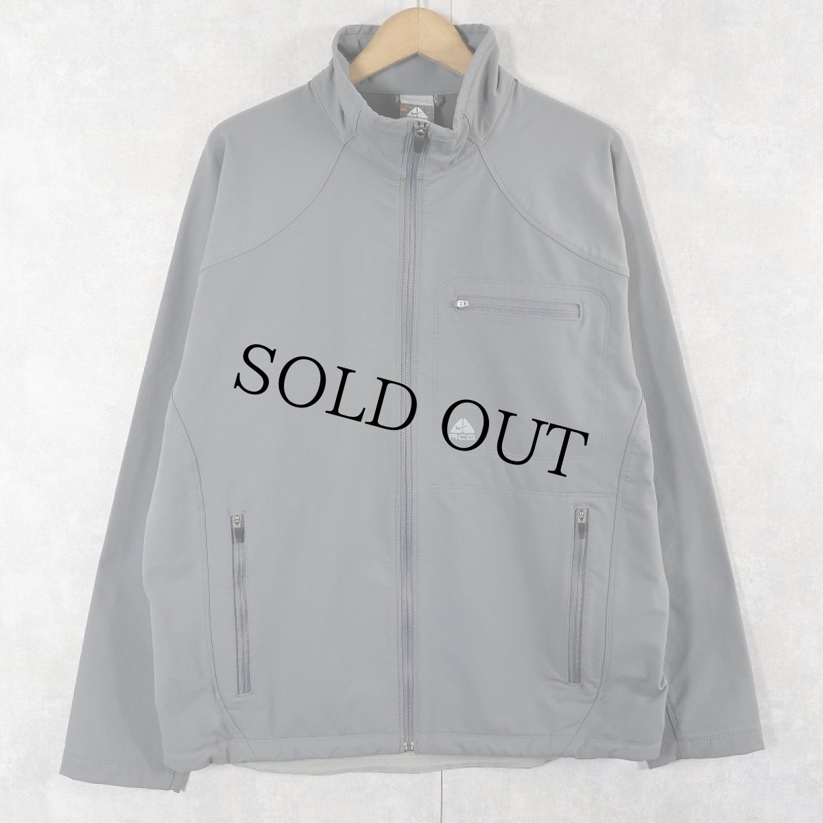 画像1: 2000's NIKE ACG ソフトシェルジャケット L (1)