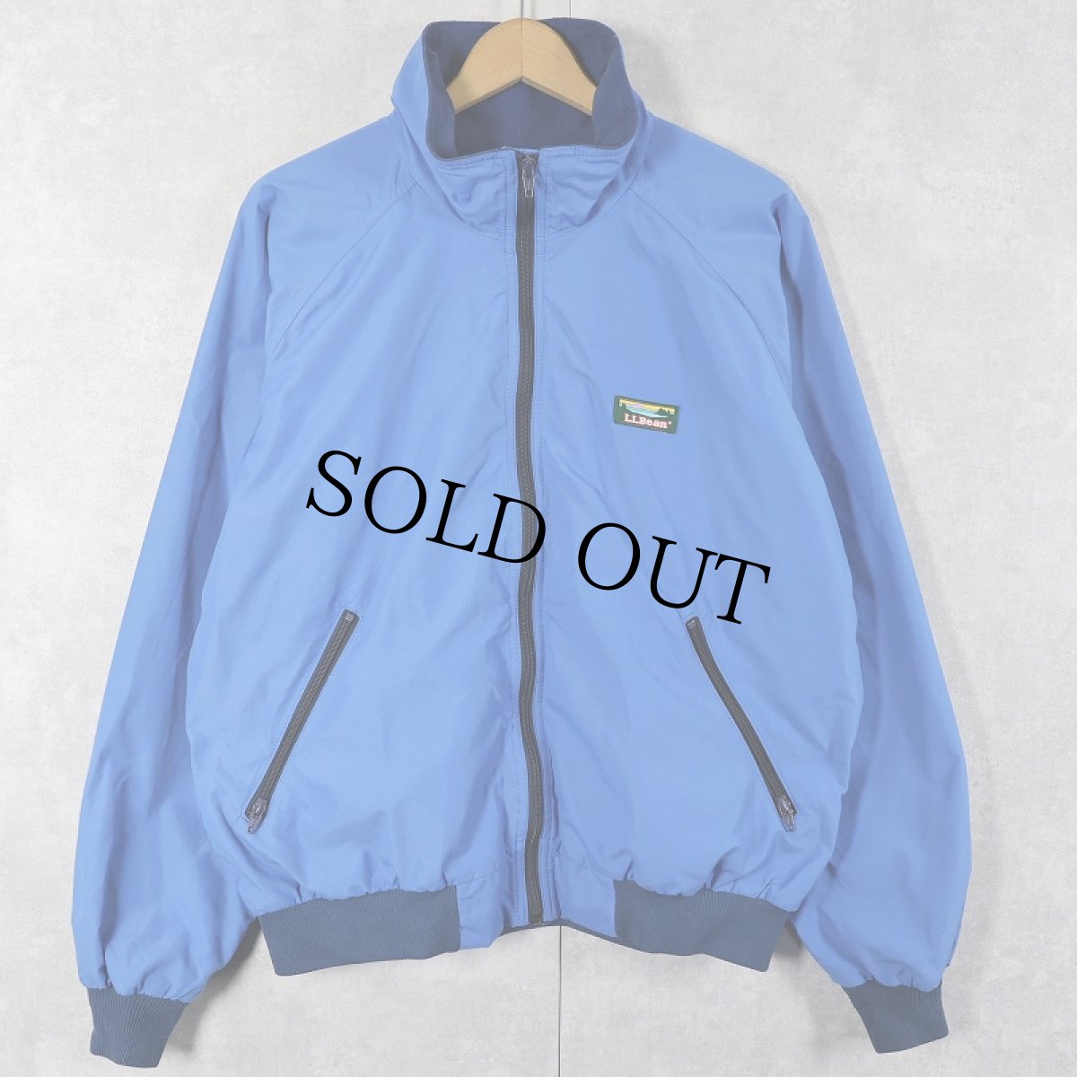 画像1: 80〜90's L.L.Bean USA製 フリースライナー シェルドジャケット L (1)